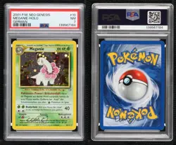 Meganium Holo German Pokemon Neo Genesis PSA 7 2000 - Image 3