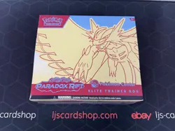 Pokemon Center Exclusive Paradox Rift Trainer Box ETB Roaring Moon New R1 - Image 1