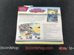 Pokemon Center Exclusive Paradox Rift Trainer Box ETB Roaring Moon New R1 - Image 3