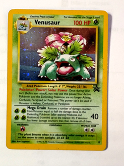 VENUSAUR Wotc Promo Holo Promo Card 13 HP 13/53 Pokemon Card - Image 1