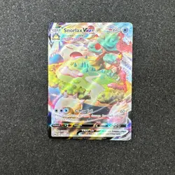 Pokemon TCG Snorlax VMAX Sword & Shield Base Set 142/202 NM - Image 1