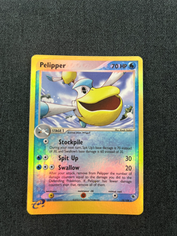 Pokemon TCG Pelipper 19/109 Ruby and Sapphire Reverse Holo Lightly Played - Image 1