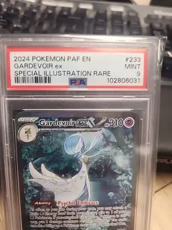 Pokemon 2024 Gardevoir EX SV Paldean Fates Special Illustration #233/091 PSA 9 - Image 2