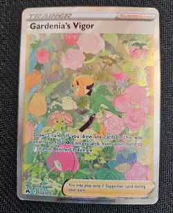 Gardenia's Vigor GG61/GG70 Crown Zenith: Galarian Gallery Holo pokemon - Image 1