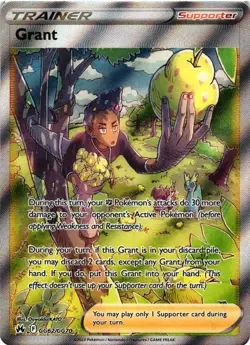 Pokemon TCG Grant Ultra Rare Crown Zenith: Galarian Gallery GG62/GG70 NM - Image 1