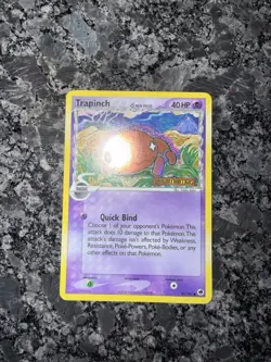 Trapinch EX Dragon Frontiers 69/101 Pokemon Basic Holo Delta Species English - Image 1