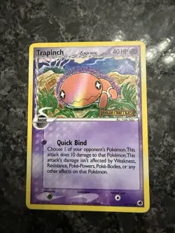 Trapinch EX Dragon Frontiers 69/101 Pokemon Basic Holo Delta Species English - Image 3