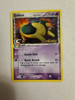 2006 Pokemon - Quilava Reverse Holo Delta Species - EX Dragon Frontiers 36/101 - Image 1