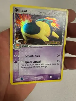 2006 Pokemon - Quilava Reverse Holo Delta Species - EX Dragon Frontiers 36/101 - Image 3