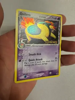 2006 Pokemon - Quilava Reverse Holo Delta Species - EX Dragon Frontiers 36/101 - Image 4