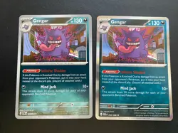 Gengar 050 Perfect Order Holo And Reverse Holo Lot 2 Pokemon TCG - Image 1