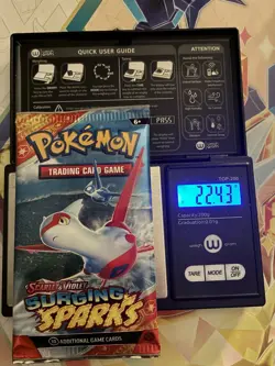 HEAVY! 22.43g Surging Sparks Pokemon TCG Booster Pack - Image 1