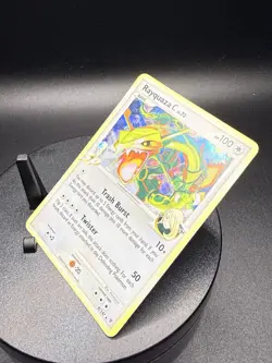 Rayquaza C 8/147 Pokemon Supreme Victors Holo Cracked Ice Vintage Nice Front PC - Image 2