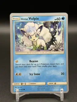 2017 Pokemon Alolan Vulpix Zachary Bokhari World Champ Deck 21/145 - Image 1