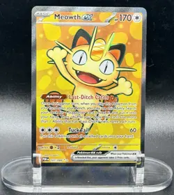 Meowth ex 107/088 UR Holo Pokemon Perfect Order 2026 Full Art NM/M - Image 2