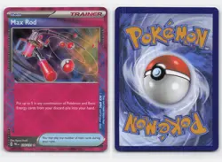 MAX ROD 116/131 ACE SPEC RARE PRISMATIC EVOLUTIONS POKEMON - Image 4