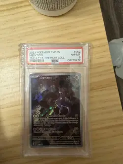 Pokemon Mewtwo Promo Holo 052 Scarlet & Violet Promo PSA 8 English 2023 - Image 1