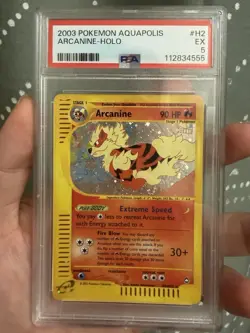 2003 Pokemon Aquapolis Arcanine Holo - Image 1