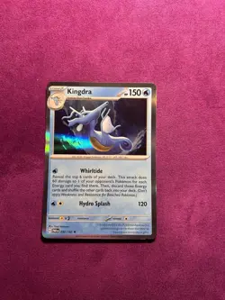 Pokemon TCG: Kingdra 032/182 Rare Holo - Paradox Rift - Image 1