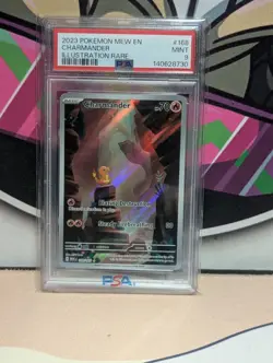Pokemon TCG Charmander 168/165 Illustration Rare Scarlet & Violet: 151 - PSA 9 - Image 1