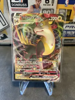 Pokemon TCG Boltund VMAX 104/264 Fusion Strike Holo Ultra Rare - Image 1