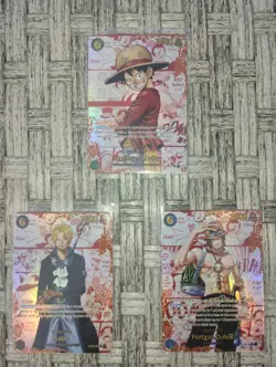 One Piece Card Holo Lot 8000$ - Luffy, Sabo, Ace Cards or Individually 3,000$ - Image 1
