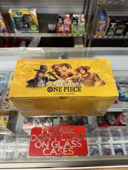 SEALED One Piece Card Game [12x] Tin Pack Set Vol.2 [TS-02] Display English - Image 1