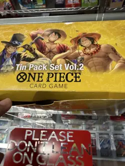 SEALED One Piece Card Game [12x] Tin Pack Set Vol.2 [TS-02] Display English - Image 2