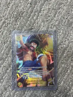 One Piece TCG - Monkey D Luffy SEC OP15-119, OP15-EB04 Set, English - Image 1