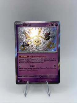 Pokemon TCG Klefki Card Paldean Fates Shiny Rare 159/091 - Image 1