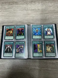 Konami Yu-Gi-Oh! TCG Mixed Card Lot Binder English 217 Cards W/ 1996 Folders - Image 5