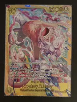 ONE PIECE CCG Adventure On Kami’s Island MONKEY.D.LUFFY SEC Card OP15 EB04-061 - Image 2