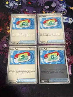 4X Poke Pad Pokemon Card (2)Ascended Heroes & (2) Perfect Order NM - Image 1