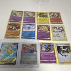 Pokemon TCG Celebrations 2021 12 Card Lot Holos - Image 1
