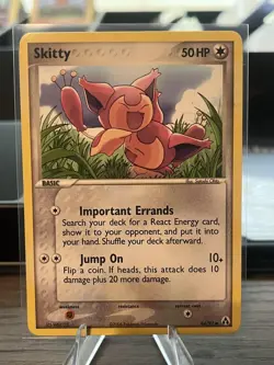 Pokemon TCG Skitty 64/92 Regular Common HP50 Moderately Played Card English - Image 1