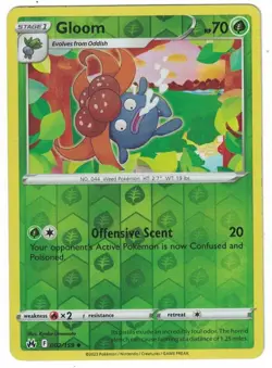 Gloom #002/159, Reverse Holo Pokemon card - Image 1