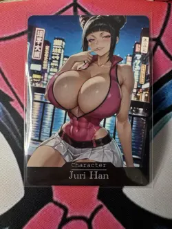 Juri Han Street Fighter ACG Goddess Story Waifu Anime Custom Card - Image 1