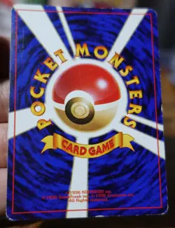 Brock Trainer Japanese Gym Heroes Holobleed Error Misprint Pokemon Card PL - Image 4