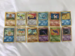 Lot Of 12 Vintage Non-Holo Pokemon Cards - No Duplicates - NICE! - Image 1