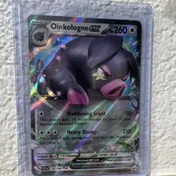 Pokemon Oinkologne EX Double Rare Holo 158/198 Scarlet & Violet 260 HP Card - Image 1
