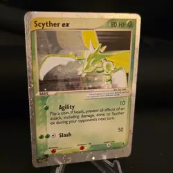 Pokemon Scyther ex Ruby & Sapphire Holo Ultra Rare Card 102/109 80 HP 2003 - Image 1