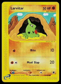 Pokemon Card - Larvitar Expedition 116/165 Common - Image 1
