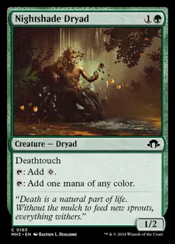 MTG Modern Horizons 3 C Nightshade Dryad #0163 PLAYSET 4X X4 - Image 1