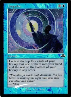 MTG TCG - Impulse (Retro Frame) 287 Dominaria Remastered - NM Free Shipping $5+ - Image 1