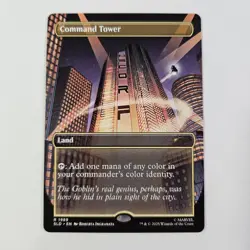 Command Tower Marvel's Spider-Man: Villainous Plot Secret Lair SLD MTG 1989 - Image 1