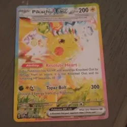 Pokemon Pikachu ex Special Illustration Rare Full Art Holo Sv08 238/191 - Image 1