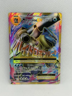 Pokemon M Blastoise EX Full Art Ultra Rare Holo Evolutions 2016 102/108 - Image 1