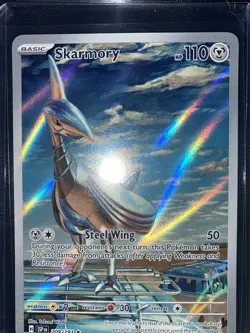 Pokemon Surging Sparks, Skamory, Holo Rare, NM/M, No Scratches! - Image 2