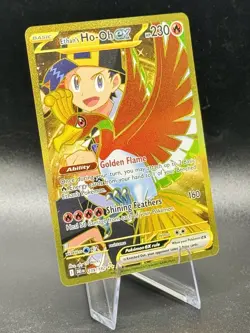 Ethan's Ho-Oh ex 239/182 HR Holo Pokemon Destined Rivals 2025 Full Art NM/M - Image 1