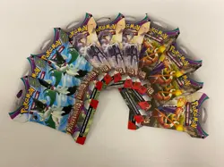 Pokemon TCG Paldea Evolved Sleeved Booster Packs, Lot of 10, Sealed New - Image 1